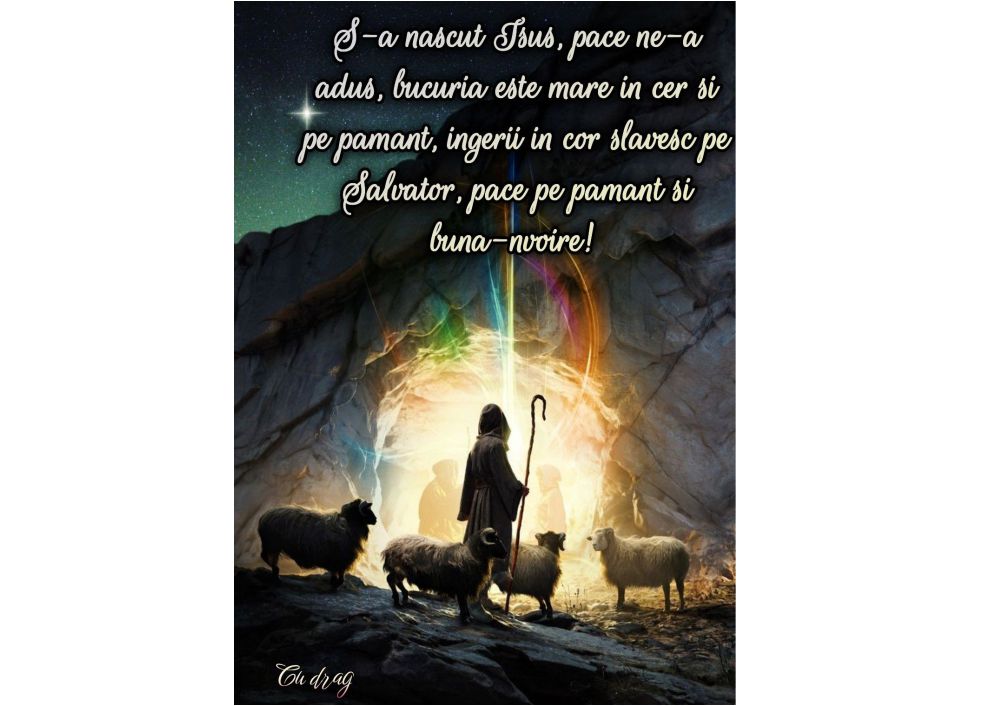 Bucurie în cer și pe pamant